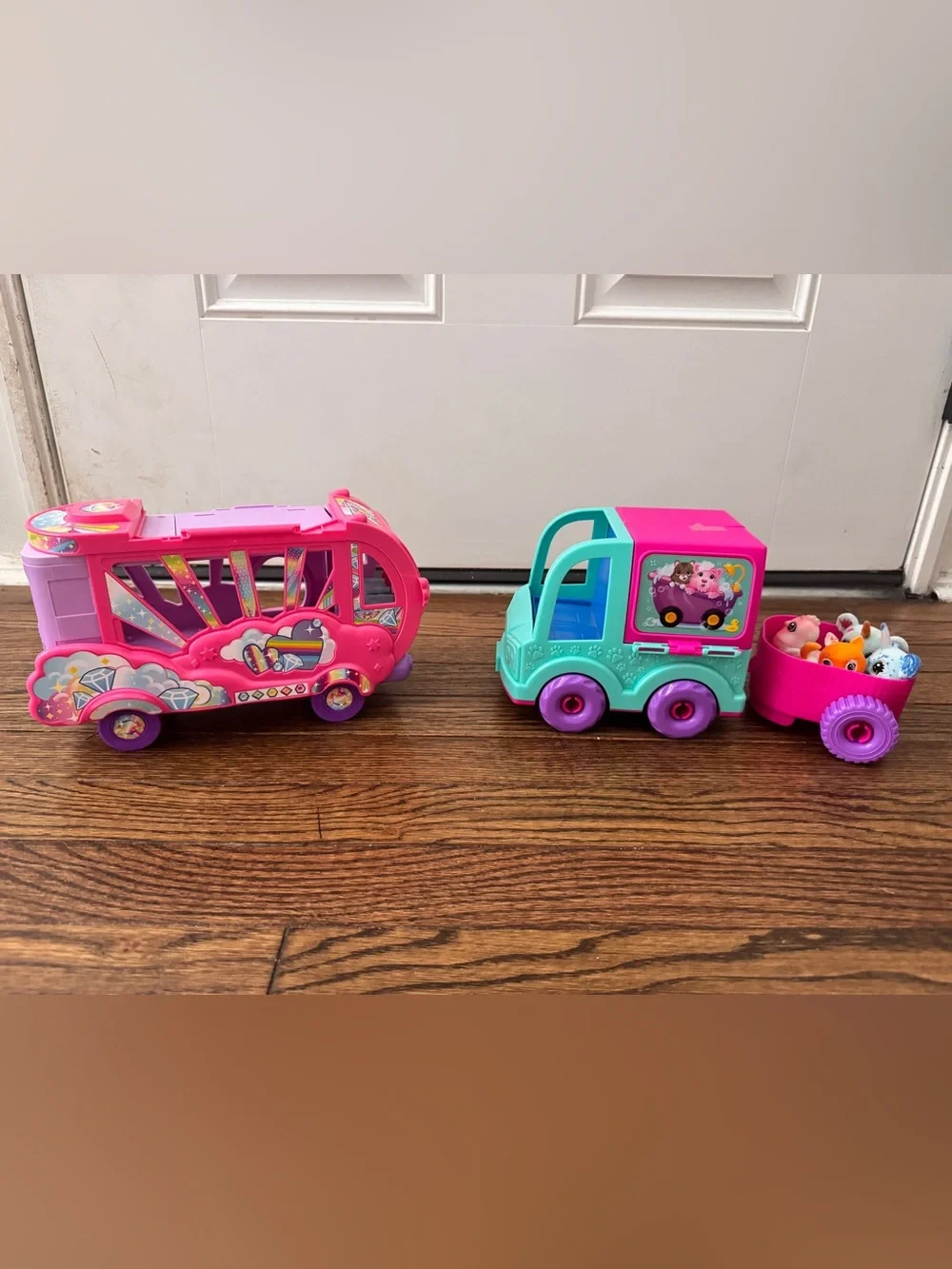 Kids Toy Play Crayola Scribble Vehicle Set - Pink & Teal